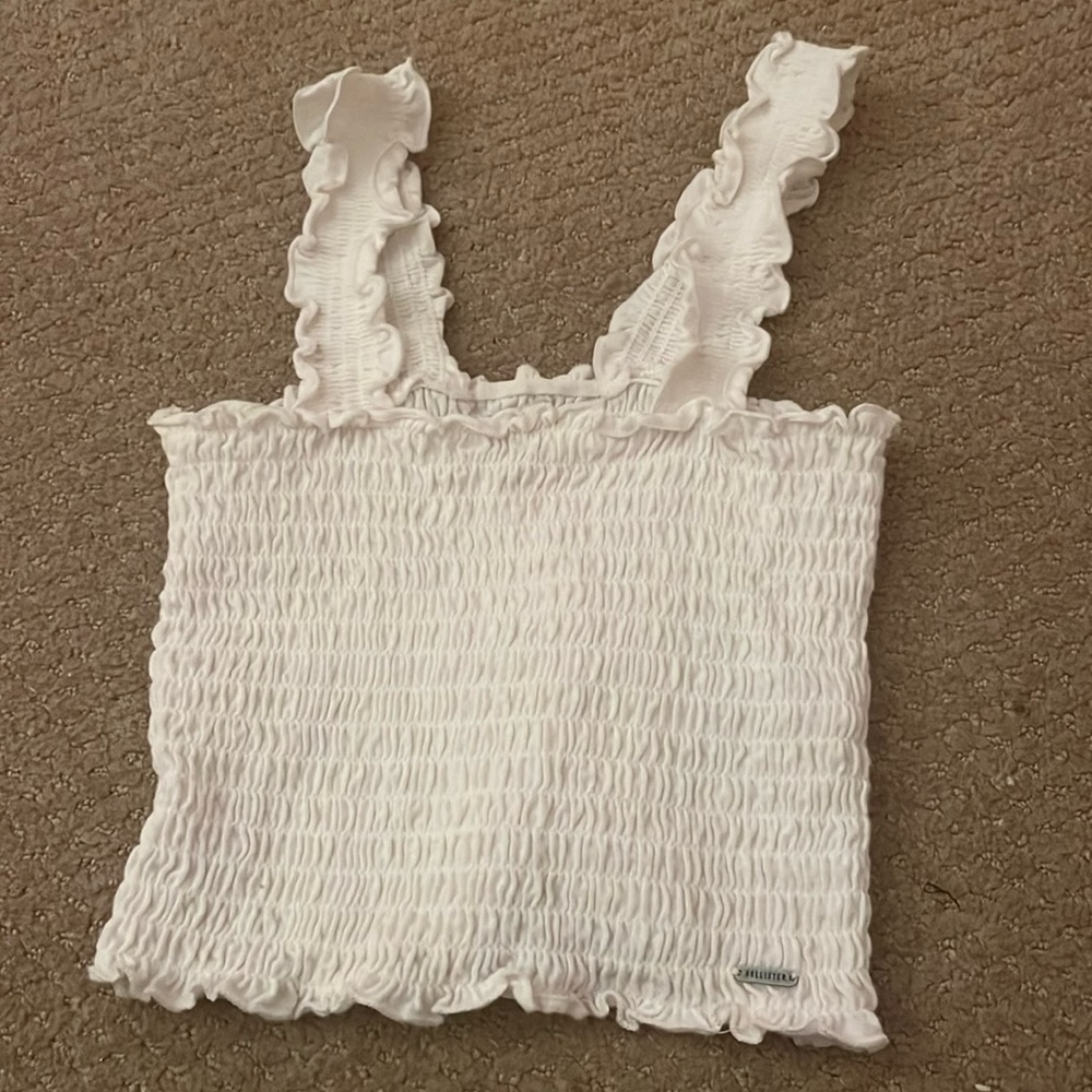 Hollister XS white tank top